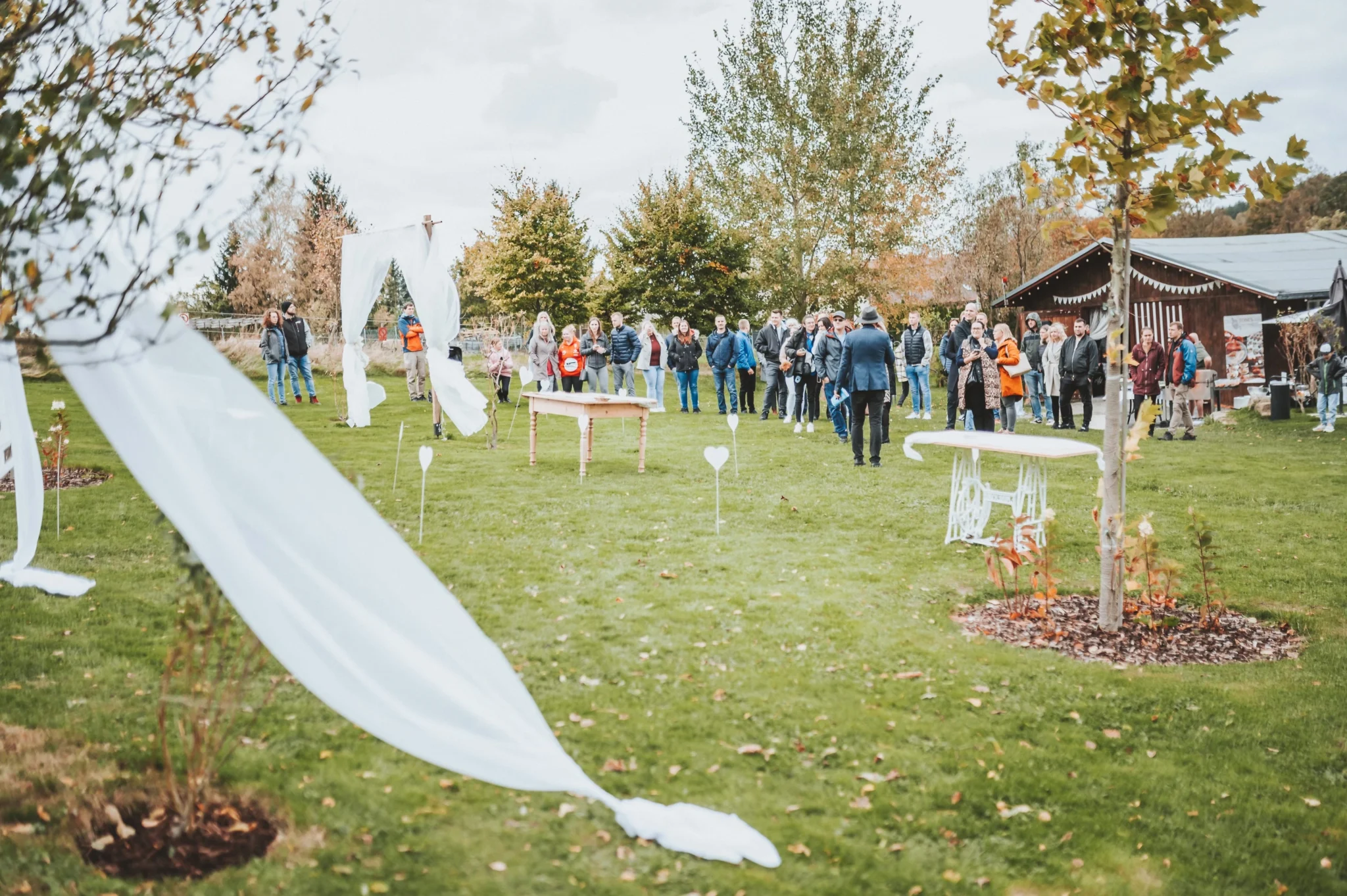 Ukázka svatební výzdoby